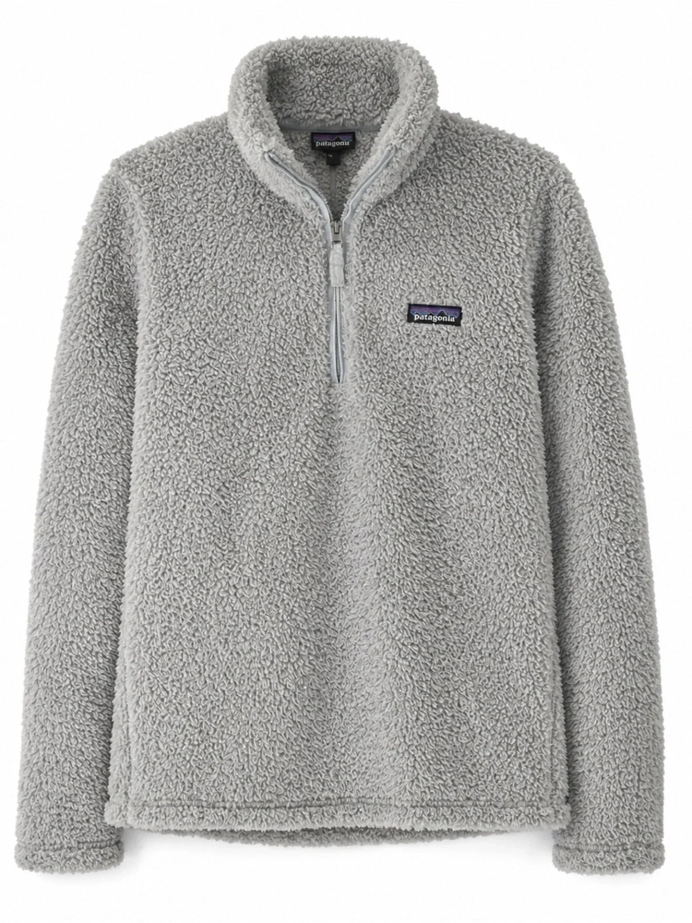 Patagonia Los Gatos 1/4 Zip Fleece Pullover Womens Medium M Drifter Grey 25235